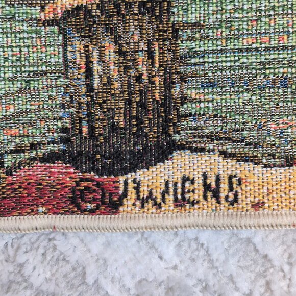 J Wiens Rooster Tapestry Tassel Table Runner & 4 Placemats - Picture 7 of 11